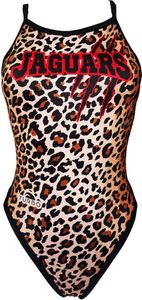 Turbo Leo Print Badeanzug Schwarz 5XL Frau Schwarz 5XL