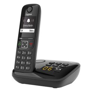 Gigaset AS690A - Schnurloses Telefon mit Anrufbeantworter - großes, kontrastreiches Display - brillante Audioqualität - einstellbare Klangprofile - Freisprechfunktion - Anrufschutz