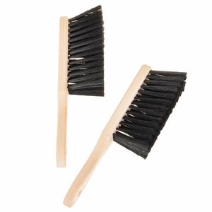 SIDCO Handbesen 2 x Handfeger Haushaltsbesen Feger Holzbesen mit Haarmischung schwarz