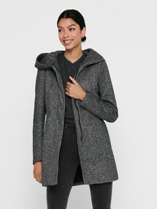 ONLY Damen Eleganter Mantel Leichte Cozy Coat Jacke ONLSEDONA mit Kapuze | S