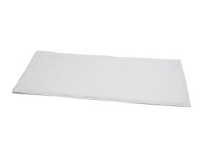 Sporthandtuch Fitness Handtuch Baumwolle 30x145 cm weiß