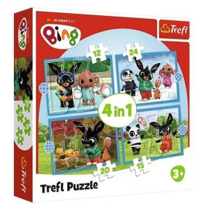 Puzzle 4in1 Fröhlicher Bing 34631