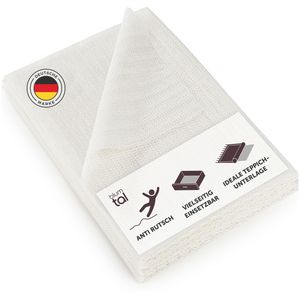 Blumtal Teppich Antirutschunterlage Vinyl - unsichtbare Antirutschmatte, Universal Stopper rutschfest, leicht zuschneidbar, 160 x 230 cm