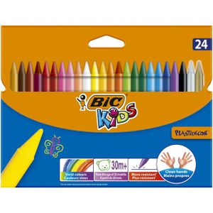 Kredki świecowe BIC Plastidecor 24 szt.