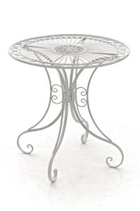 Mila Möbel Tisch Hari : Farbe - antik weiß