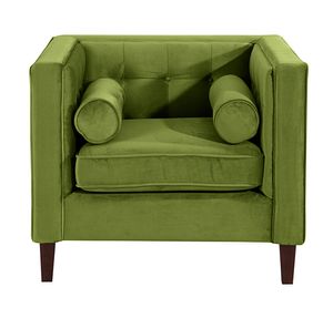 Max Winzer Jeronimo Sessel - Farbe: oliv - Maße: 99 cm x 85 cm x 80 cm; 2962-1100-2044229-F07
