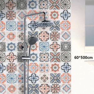 Fliesenfolie Küchenrückwand Fliesenaufkleber Mosaikfliese Klebefolie Fliesen für Küche Deko Fliesenfolie Kacheldekor, 90% PVC, 500 cm, 60 cm