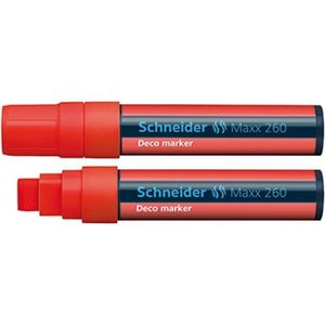 Schneider Maxx 260 kriedový popisovač červený 5,0 - 15,0 mm