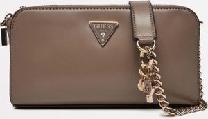 GUESS Clutch kabelka přes rameno Daryna Dark Taupe : taupe Barevný sortiment: taupe