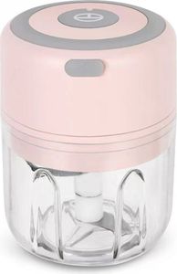 2 Stück Mini Zwiebelschneider Zerkleinerer Elektrisch, Küchen Gemüsezerkleinerer Multizerkleinerer mit USB Aufladbar Knoblauchschneider für Babynahrung, Fleisch, Knoblauch, Obst, 250 & 100ml