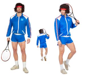 80er-Jahre Tennis-Anzug, Groesse:50