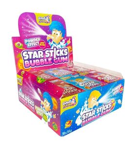 Zobraziť Komplett Squirly Dip & Lick 50g Lolly + Puder 15 Stück