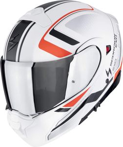Scorpion EXO-930 Evo Ardens Helm, weiß matt/schwarz/rot, L (58/59)