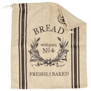 IRKMANN Brotbeutel aus 100 % Baumwolle, L 38 x B 45 cm, waschbar & wiederverwendbar, umweltfreundli