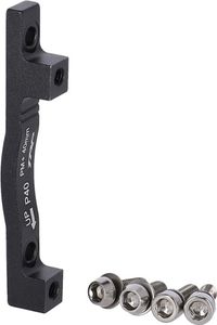 TRP Scheibenbremsadapter Postmount (PM), +40 mm für Rotorgrößen von 160 mm bis 223 mm, schwarz