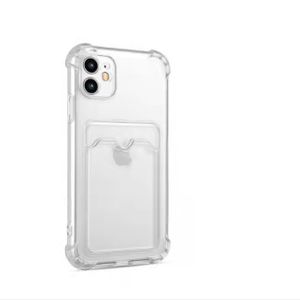 INF iPhone 11 Hülle mit Kartenhalter TPU transparent