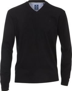 REDMOND Casual Herren Pullover Langarm V-Ausschnitt Regular-Fit Schwarz XXL REDMOND Casual Herren Pullover Langarm V-Ausschnitt Regular-Fit Schwarz XXL