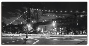 Kurt Krause: Brooklyn Bridge    New York, Produkt:Leinwand, Größe (HxB):30x60 cm / Leinwand