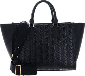 LACOSTE Leder Schultertasche Handtasche Top Handle Bag Noir schwarz LACOSTE Leder Schultertasche Handtasche Top Handle Bag Noir schwarz