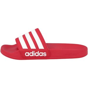 adidas Adilette Classic Badeschuhe Badelatschen Uni, Farbe:Rottöne, Größe:UK 9 - EUR 43