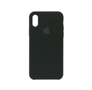 Apple iPhone X Silikon Case, schwarz