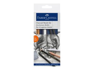 FABER-CASTELL Zeichenset PITT 7-teilig