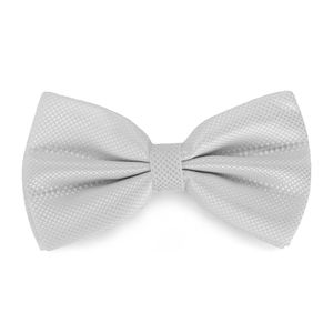 Oblique Unique Fliege Schleife kariert Hochzeit Anzug Smoking - weiß