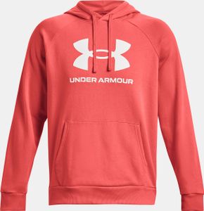 Under Armour Red Rivale Vlies Hoodie HD – L
