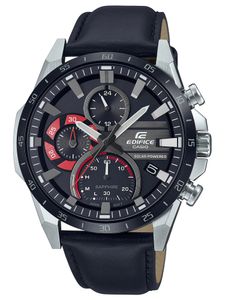 Casio Herrenuhr Edifice Armbanduhr EFS-S620BL-1AVUEF Lederarmband