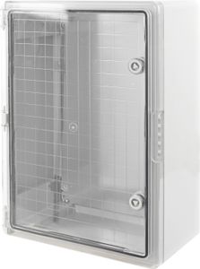Schaltschrank ABS Kunststoff IP65 Industriegehäuse 350x500x190 mm mit Sichttür