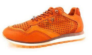 Cetti  Herrenschuhe Schnürschuhe Sneaker Orange Freizeit, Schuhgröße:47 EU