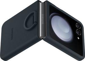 Samsung Silicone Case with Ring für Galaxy Flip5, Indigo