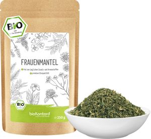Frauenmantel Tee 250 g | Frauenmantelkraut geschnitten aus kontrolliert biologischem Anbau von bioKontor