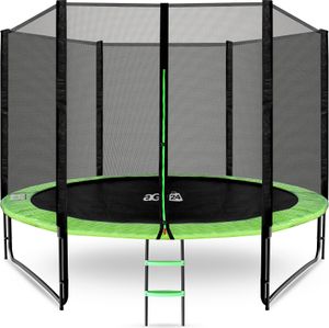 Aga SPORT PRO Trampolin 305 cm Hellgrün + Schutznetz