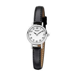 Regent Leder Damen Uhr F-979 Quarzuhr Armband schwarz D2URF979