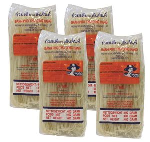 [ 4x 400g ] FARMER Reisnudeln, 3mm Banh Pho / Bandnudeln / Rice Noodle