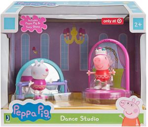 Peppa Wutz - Tanzstudio Spielset mit 2 Figuren