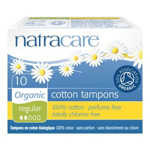 Natracare Tampons Normal Mini 100% Baumwolle 10 Stück