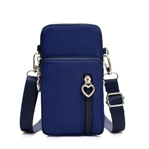 Handy Umhängetasche klein, Handyumhängetaschen Damen, Party Tasche für Handy, Schultertasche Mini, Kindergeldbeuel, Forever Young Tasche Dunkelblau