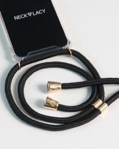 Necklacy Necklace Handyband mit Case für iPhone Xs Max gold schwarz