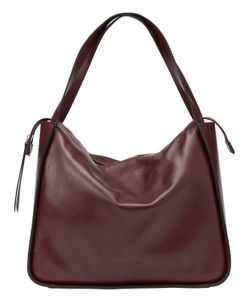 Marc O'Polo Leder Tila Shopper Deep Ruby dunkelrot