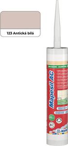 MAPEI® MAPESIL AC 1-komponentný silikón na tesnenie škár 123 sivobiely 310 ml na tesnenie s BioBlock® ANTICLE MIXTURE