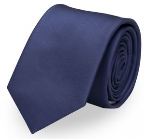 Fabio Farini - Krawatte - elegante Dunkelblaue Herren Schlips - Krawatten in 6cm Schmal (6cm), Dunkelblau - Deep Cobalt