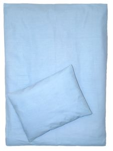 4tlg Kinderwagenset Baby Bettwäsche für Kinderwagen Bezüge Decke Kissen 16. Blau