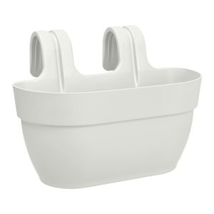elho® Vibia campana easy Pflanzgefäß M Seidenweiß zum Einhängen - Kunststoff