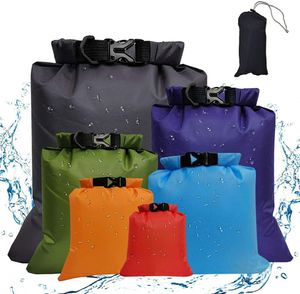 Melario 6 Stk Wasserfester Packsack Seesack Wasserdichte Trockentasche Aqua Bag Camping
