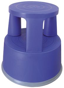 Q-Connect® KF00635 Rollhocker aus Kunststoff - Gewicht 2,9 kg, blau