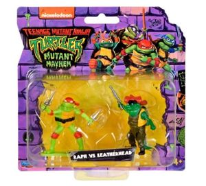 Ninja Turtles Actionfigur Raph vs Leatherhead Playmates