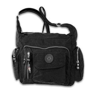 Taška Street Nylonová taška Dámská kabelka přes rameno černá 30x15x22 OTJ204S