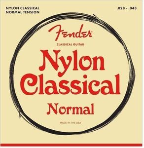 Fender 100 Classical Nylon Tie End Struny Nylonowe do Gitary Klasycznej